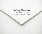 Custom Return Address Rubber Stamp - Self Inking