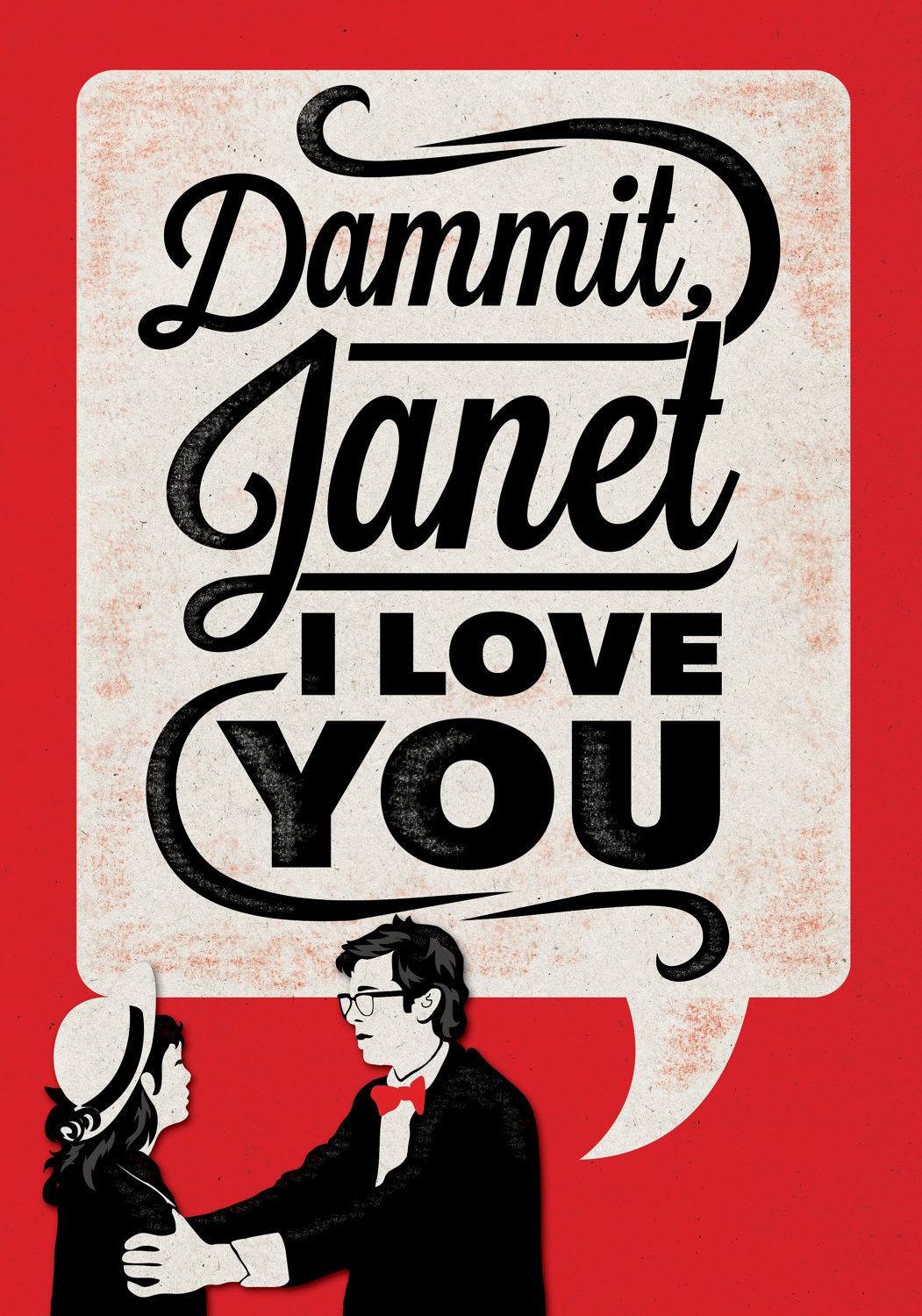 Dammit, Janet - The Rocky Horror Picture Show Poster