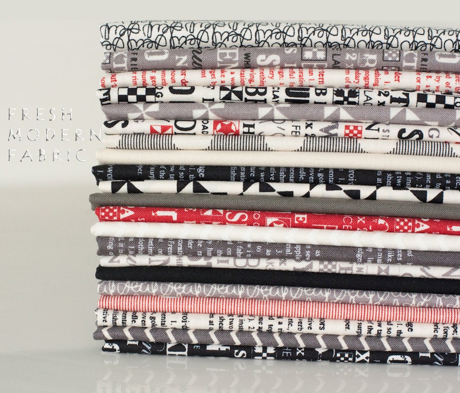 Fat Quarter Bundle Mama Said Sew, 21 Pieces, Sweetwater, Moda Fabrics, 100% Cotton Fabric