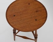 Three Leg "Candlestand" table - Genuine Mahogany