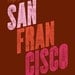 Enjoy San Francisco Poster - 18 x 24 (Red)