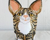 Cute Striped Manx Bobcat Cat Feline Egg Cosy