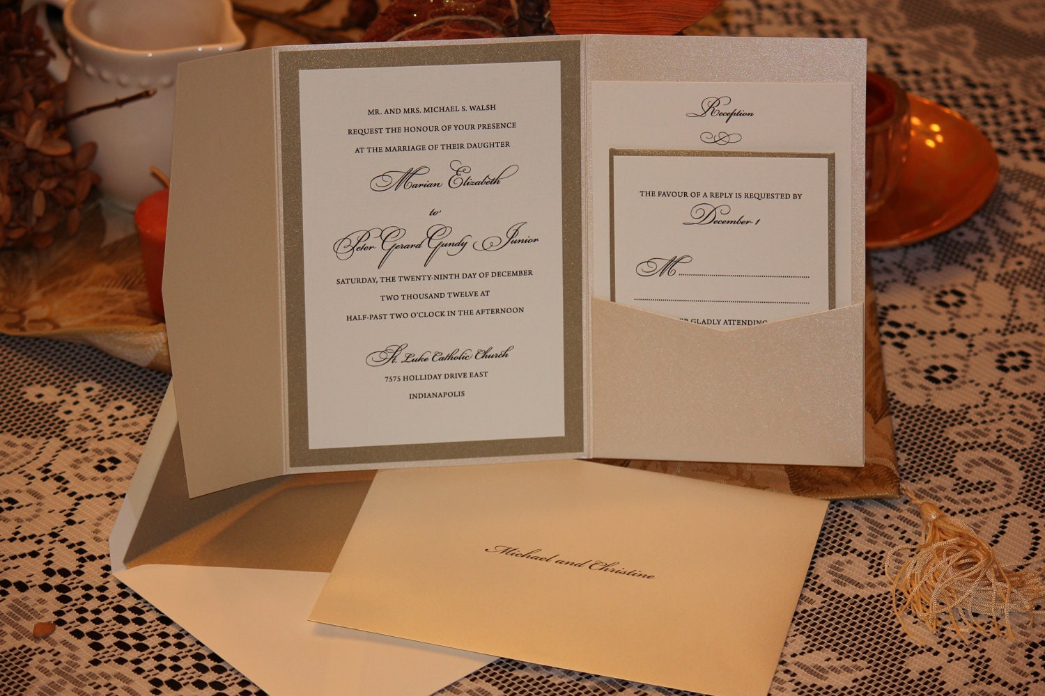 Wedding Invitations, Elegant Wedding Invitations, Shimmer, Wedding invites, Wedding Shower Invitations, Save the date, Elegant