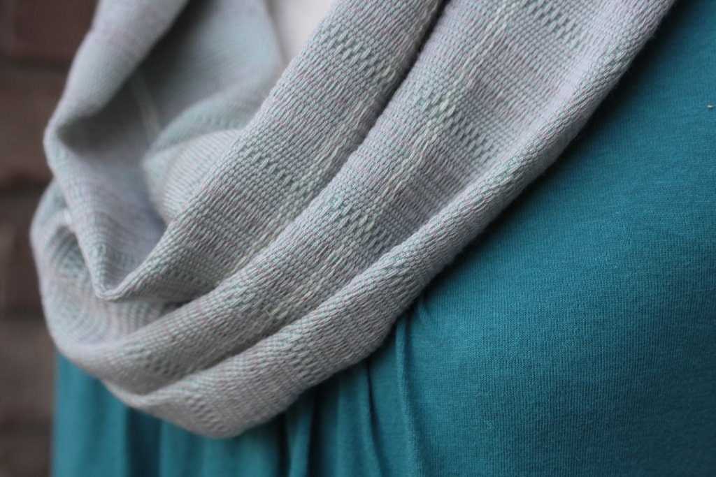 Woven Eternity/Infinity Scarf (Hint of Mint, by Mi Thu)