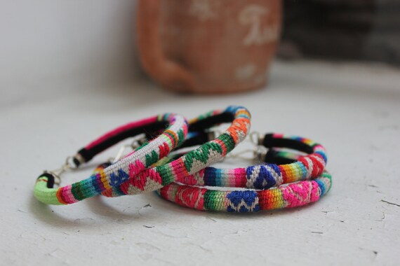 Peruvian Vintage Textile Bracelet