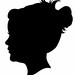 Custom Silhouette - Hand Drawn From Your Photo - Digital File Only - Mother's Day Gift Idea