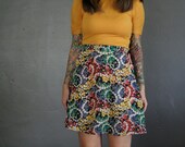 Vintage Esprit Floral Print Skirt