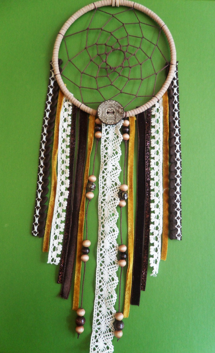 Dream Catcher - Tribal - Upcycled, Modern