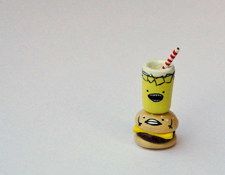 Burger and Lemonade
