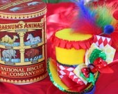 MINI TOP Hat- BAYLEIGH - Top Hat - Circus Party Hat, Mad Hatter Birthday, Candyland party - Little Girls - Birthday Hat - Krown Kreations Il_170x135
