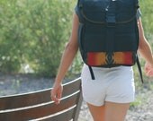 Mountain master backpack -- black and pendelton -- medium -- made to order.