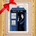 David Tennant As Dr Who - Geekery Dr Who - Buy 2 Get 1 FREE - Vintage Dictionary Print Vintage Book Print Page Art Upcycled Vintage Book Art
