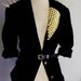 Black & Gold Spiked and Studded Blazer