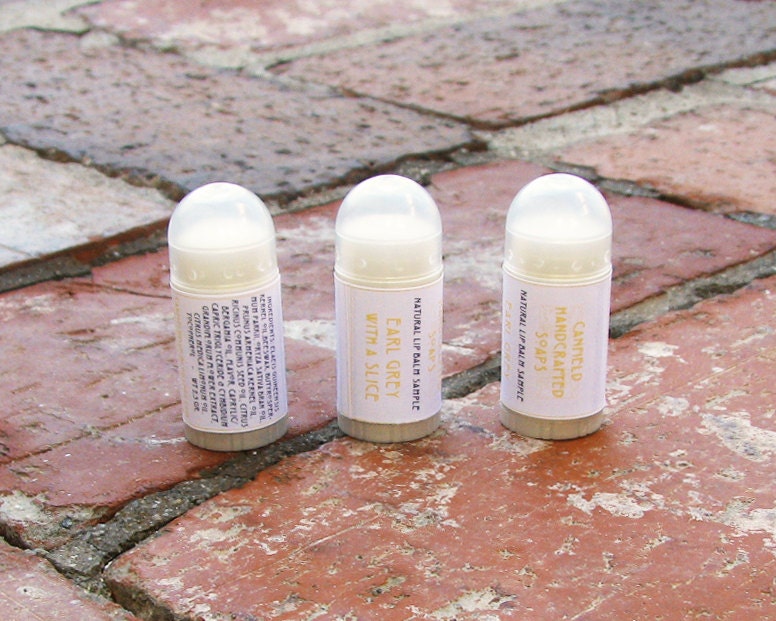 Earl Grey with a Slice - Shea & Cocoa Butter Lip Balm - Mini Size