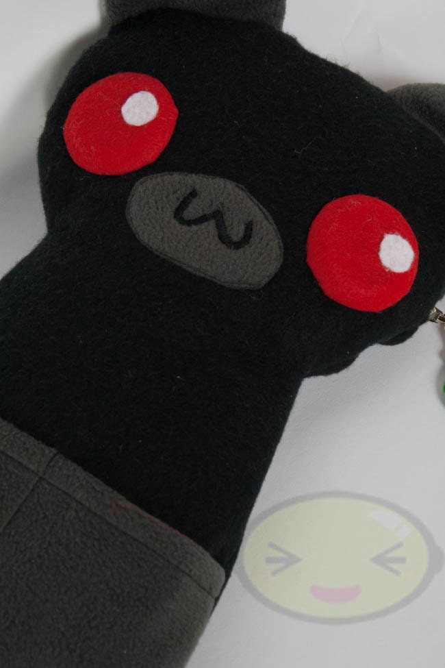 Black Cat Backpack, Handmade