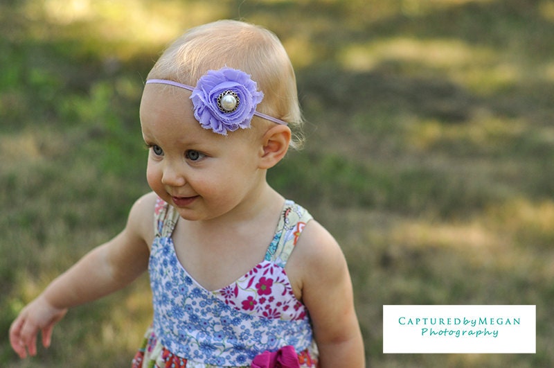 Many Colors, Headband, Baby Headband, Hair Band, Hair Bows, Kids Hair Accessories - Newborn Baby Photography prop - Vintage Couture