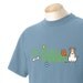Russell Terrier Doodle Youth Garment Dyed Cotton T-shirt