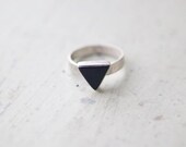 the Black Onyx Triangle ring