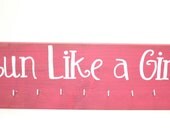 Run Like a Girl Medal Holder (Large)