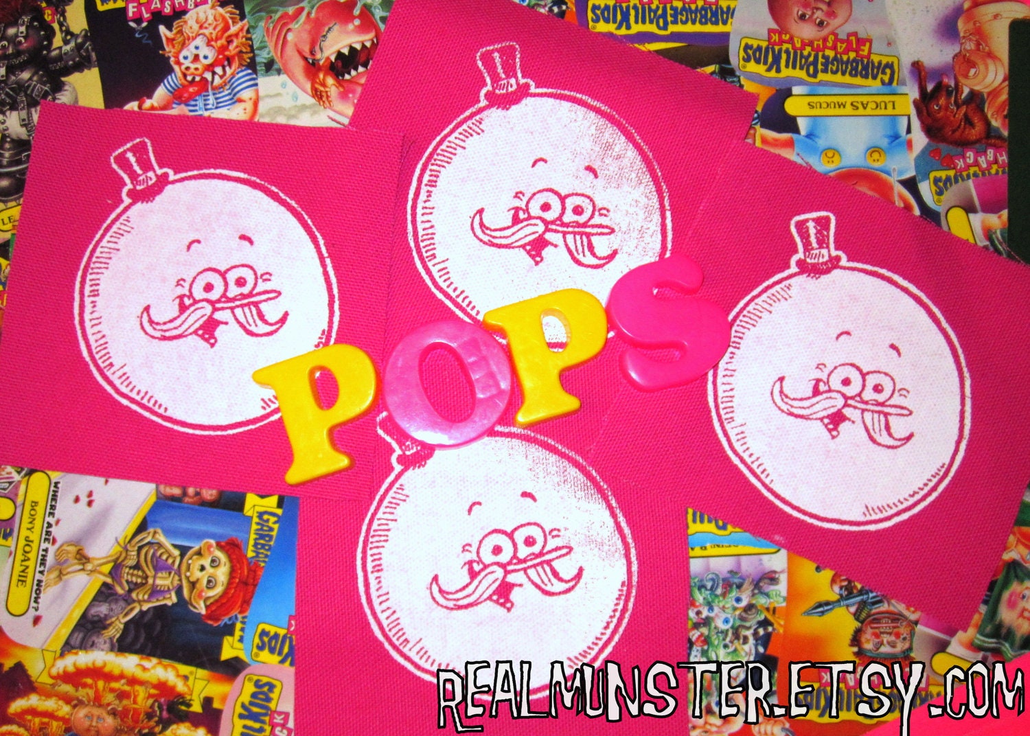 Regular Show Patch - Pops in Black -OR- Pink