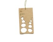 Christmas Gift Tags: Snowmen Tags--Custom Color