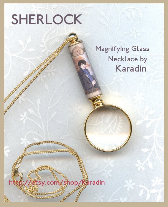 Sherlock Magnifying Glass Necklace