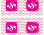 Monogram Coasters, Monogrammed Gift, Personalized Gift, Monogram Initials, Wedding Gift, Customized Gift, Personalized Tile Coasters