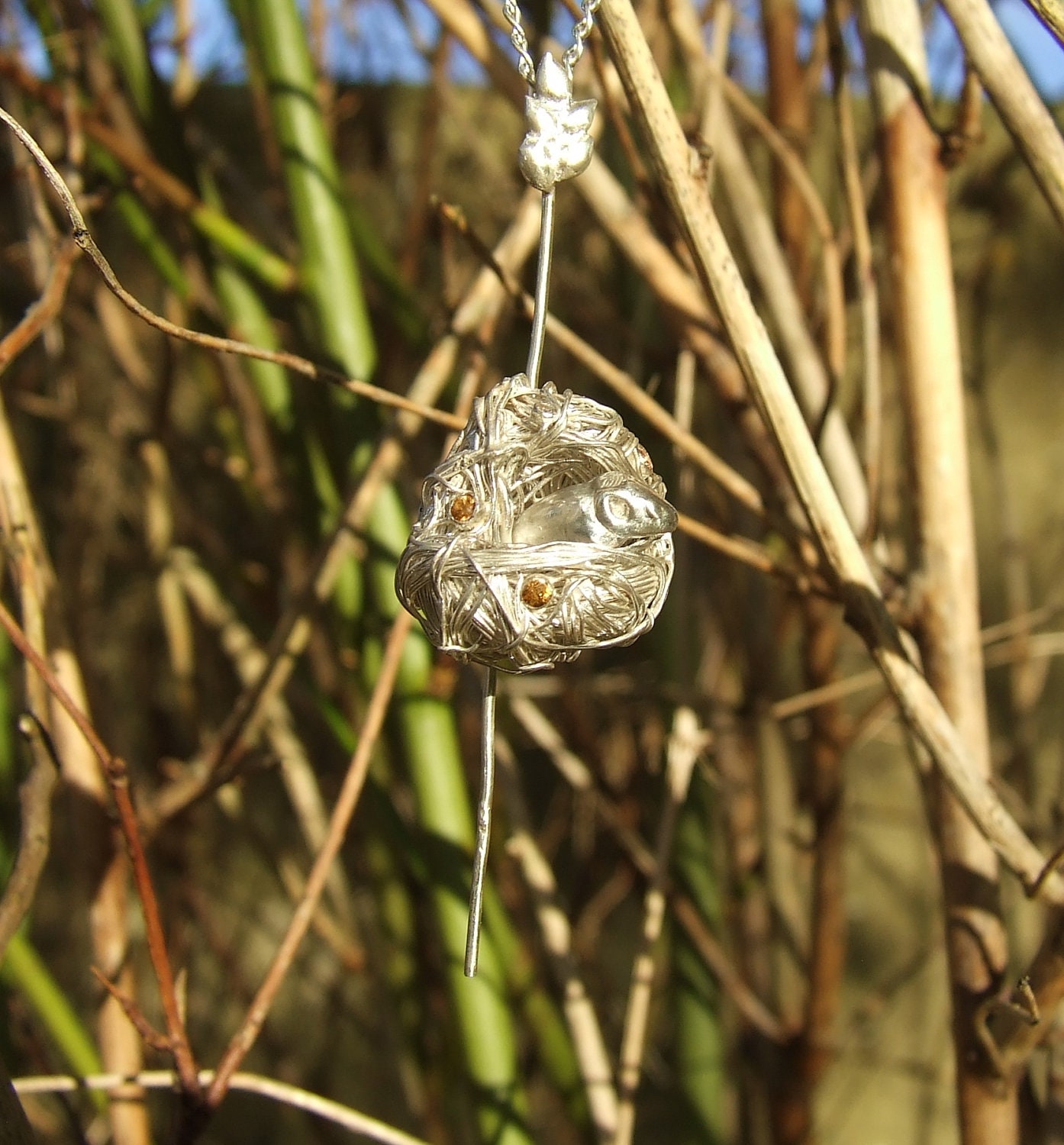 Harvest mouse pendant