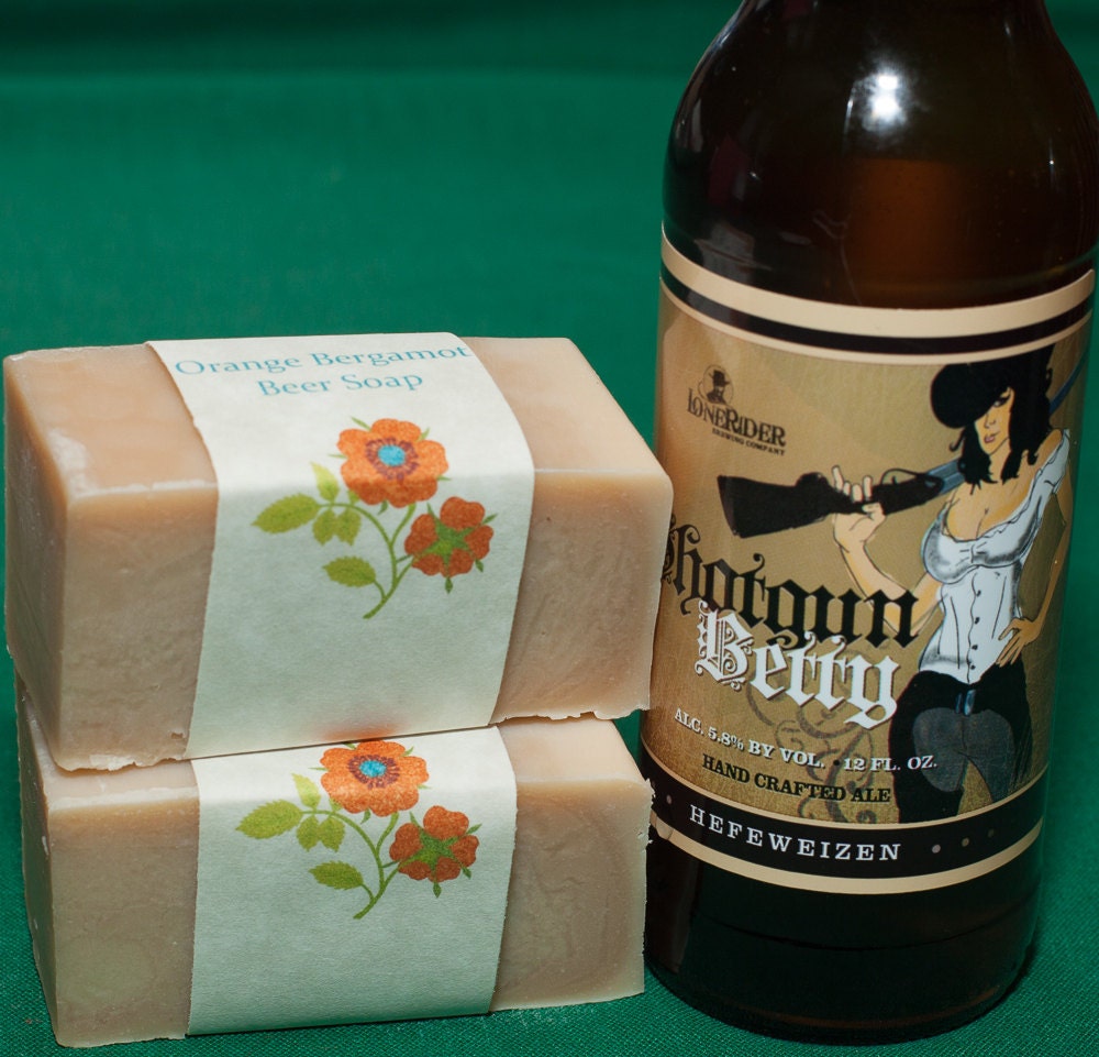 Orange Bergamot  Beer Soap