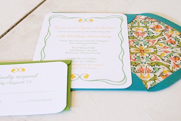 Wrapparound Vine Invitation