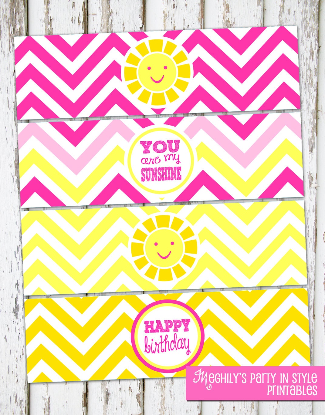 INSTANT DOWNLOAD - You Are My Sunshine Sign - Drink Wraps Il_170x135