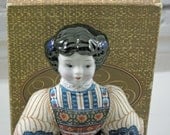 Vintage Avon Porcelain Head Doll With Fragranced Sachet NIB 1980s