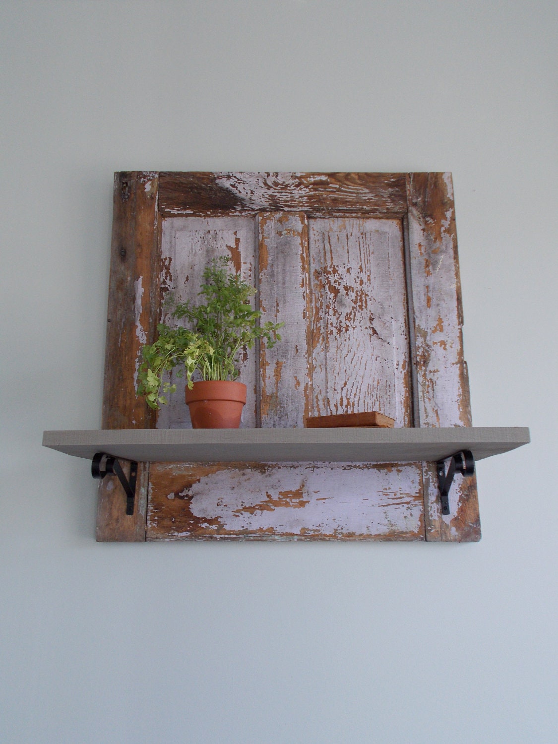 Antique Hanging Door Shelf