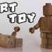 Art toy en bois