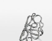 Ecume Large Wrap Ring - Silver