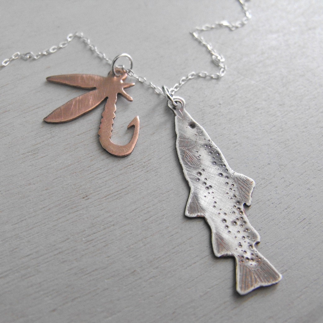 fly fisher necklace