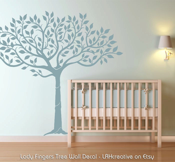 Lady Fingers Tree Wall Decal - 6 FT - Original Artwork