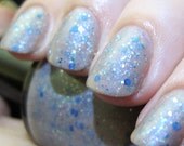 Lady of Light Nail Polish - MINI - pale subtle duochrome with ethereal glitter