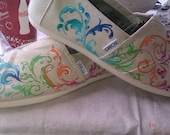 Fantastic Filigree hand painted TOMS