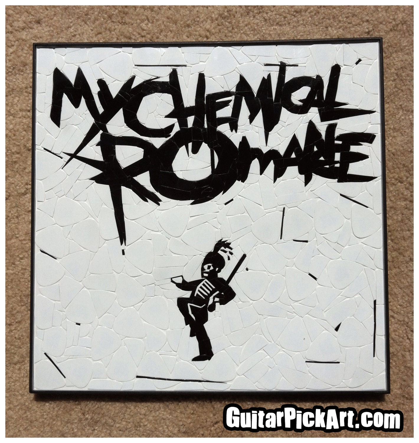 My Chemical Romance The Black Parade Guitar Pick by GuitarPickArt