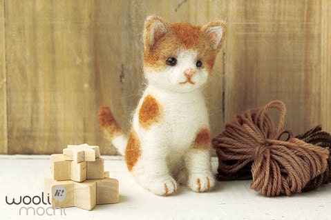 Miniature Brown Tabby Needle Felting Kit