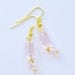 Lovely Pink Glass Earrings