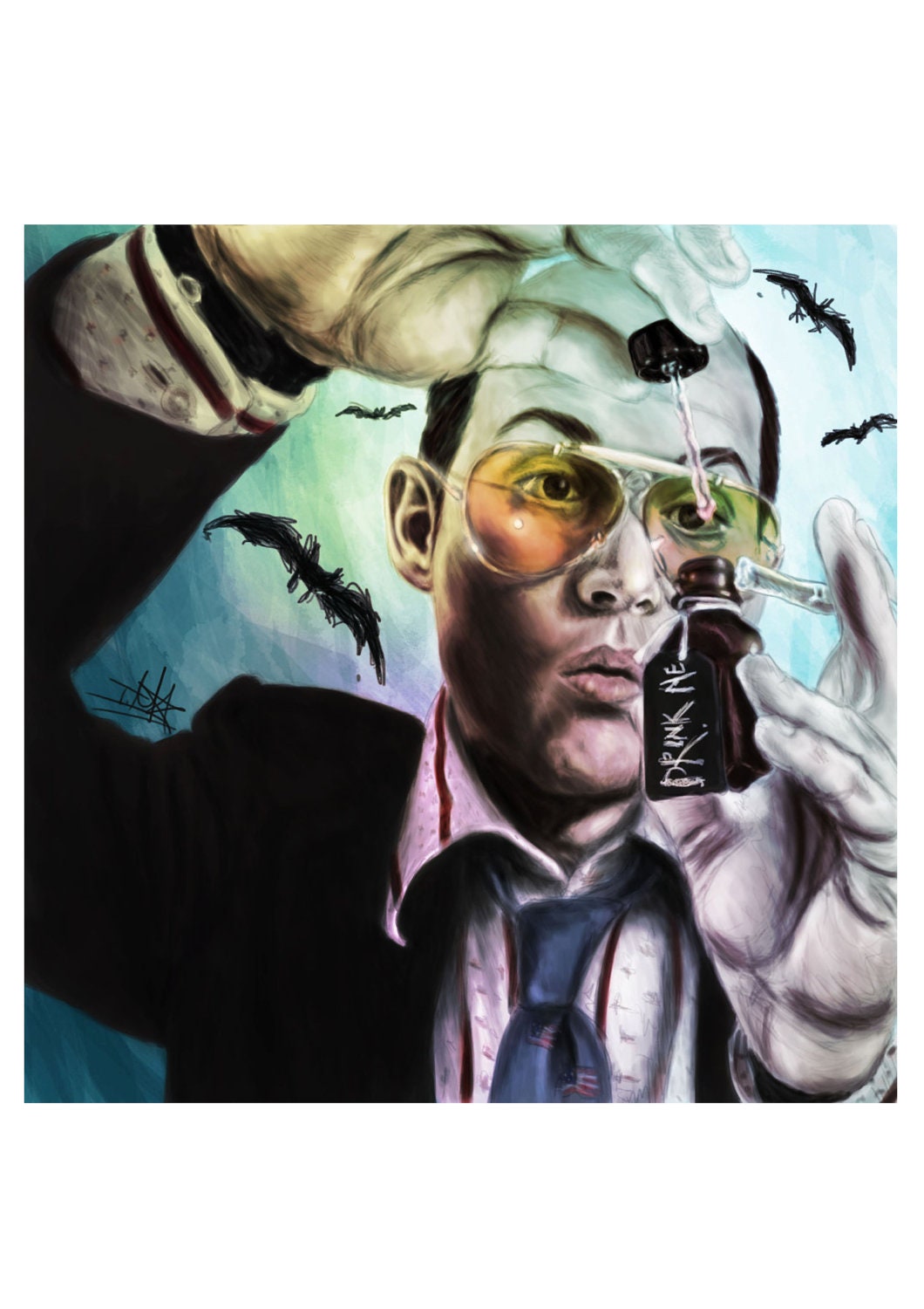 Johnny Depp Fear & Loathing A4