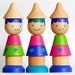 One Small Stacking Doll, Wooden Toy, Stacking Toy, Developmental Toy, Waldorf