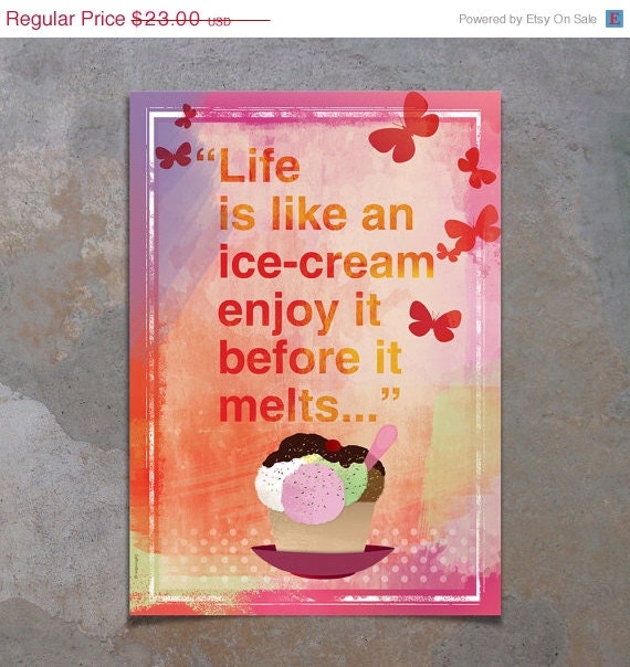 SALE 10% OFF ENDS 1 July Inspirational pict print poster, Motivational wall decor. Happy quote typography design poster A3