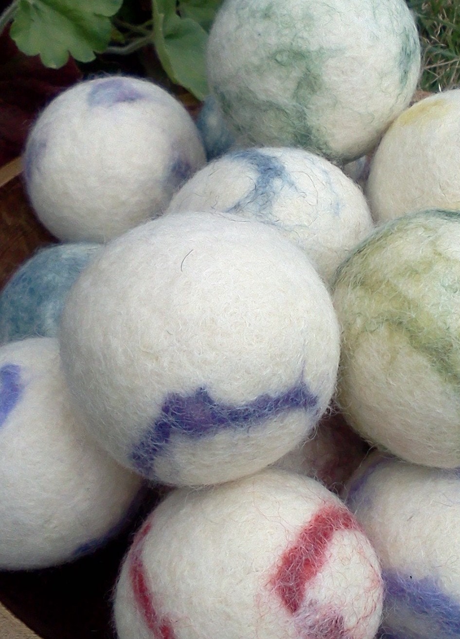 On Line Sale 100%  Felted Wool DRYER BALL for Your Laundry Eco Friendly