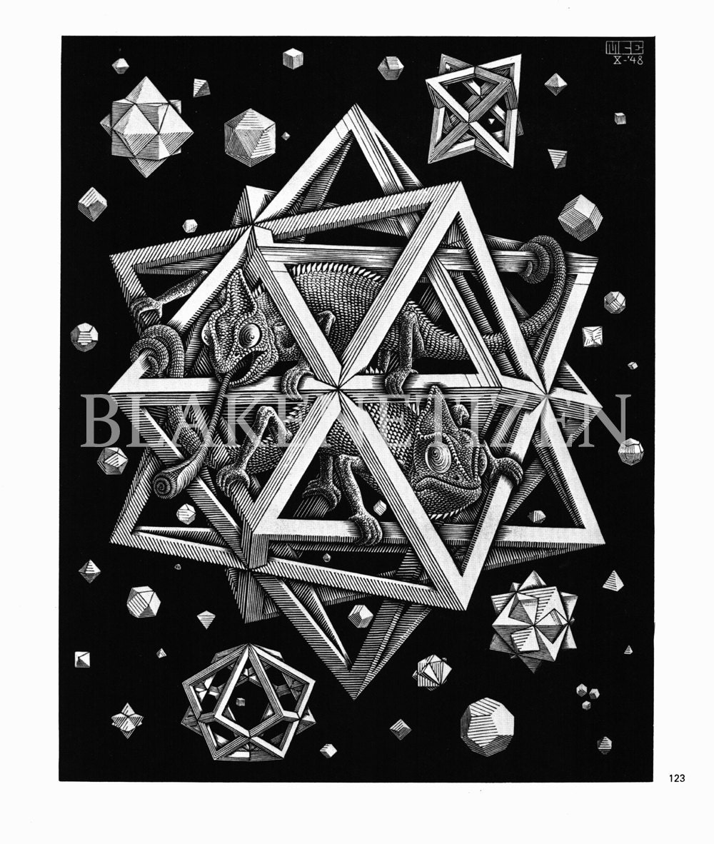 Stars 1948 by MCE Vintage Illustration Art Print on Card stock