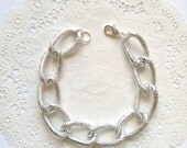 Chunky Silver Chain Bracelet