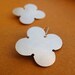 Quatrefoil Silver Earrings