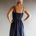 1970's navy party dress